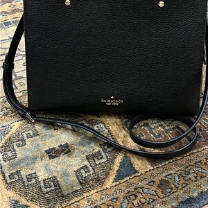 Kate Spade Black Leather Shoulder Bag